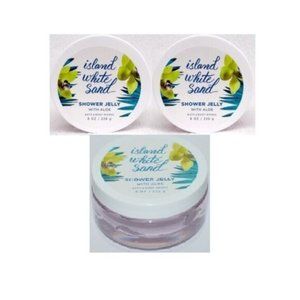 Bath & Body Works Fiji White Sands Shower Jelly with Aloe - Lot of 3 - New
